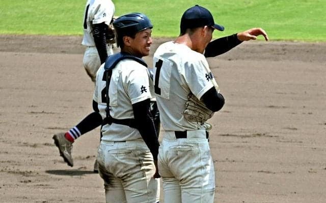 東洋大姫路に惜敗　「オラオラ来い」と投手リードした洲本・藤本捕手