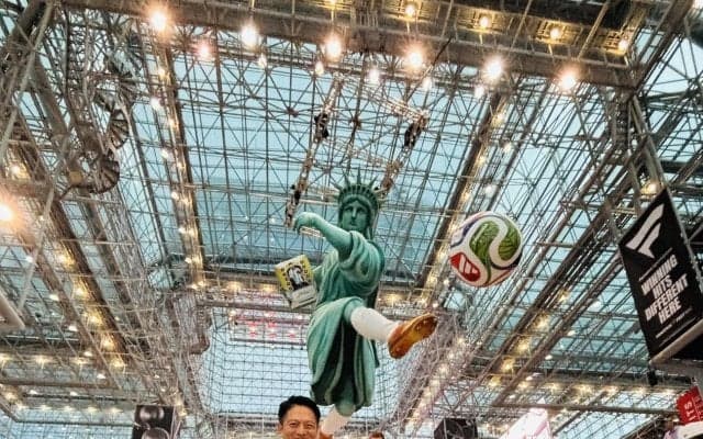 NYで世界最大級スポーツ・フェスタ　Ｗ杯決勝に合わせ開催　野球、サッカーなどイベント盛況