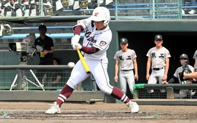 「お前が打て」に応え三塁打　強豪追い詰めたルーテル学院・古庄選手