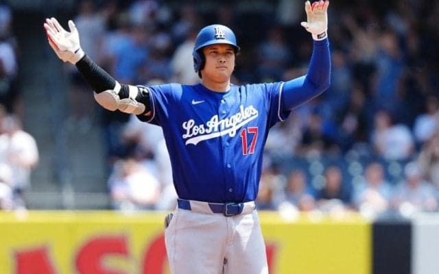 大谷翔平、先制打＆ダメ押し打　ヤ軍戦で2安打2打点…山本由伸の10勝目をアシスト