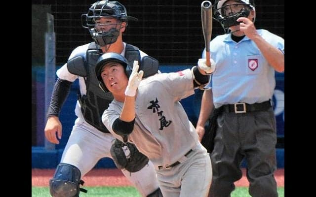 優勝候補に投打で奮闘　市ケ尾・大塚投手「甲子園と思って」戦った