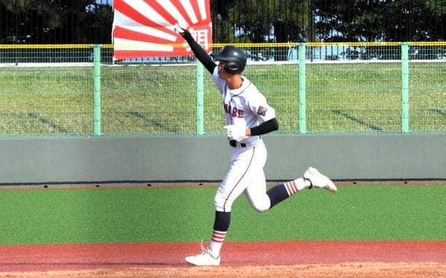 流れ作った3点本塁打、いなべ総合・堀田選手　三重戦へリベンジ誓う