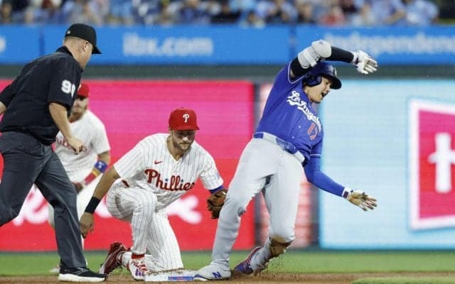 大谷翔平まさか　タイムリー二塁打が一転、二塁アウトで無得点　相手のチャレンジで判定覆る　スピード緩めた二塁走者の生還も認められず