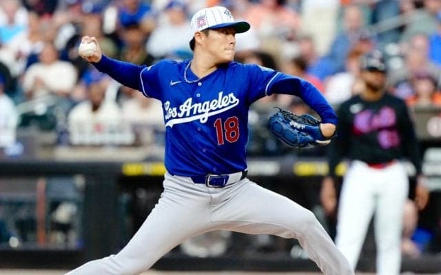 山本由伸、11勝目の権利　6回5K5安打1失点好投で防御率2.72…敵地沈黙