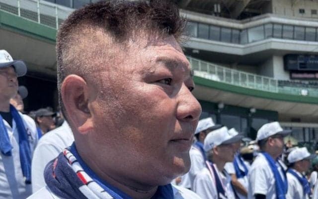 兵庫大会　５打席連続敬遠・松井秀喜の前を打った山口哲治さん　愛息の甲子園出場に涙　社の６番・中堅で一時同点打　Ｖの瞬間は「泣いてました」