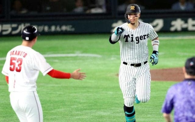 阪神・佐藤輝　球宴男が年またぎ２試合連続弾「満足です」ＨＲダービー準決勝では森下を圧倒「勝ててよかった」