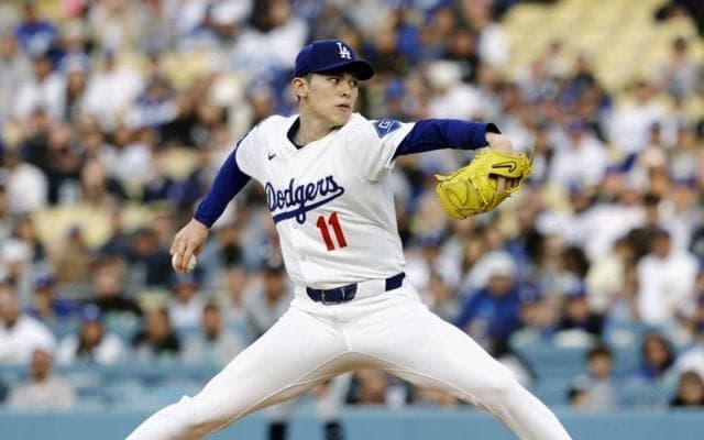 佐々木朗希が５勝目！自ら初のＡＢＳチャレンジ発動→ギリギリストライクで見逃し三振　ド軍先発陣では異例　初回から最速１０１・５マイル→６回途中降板