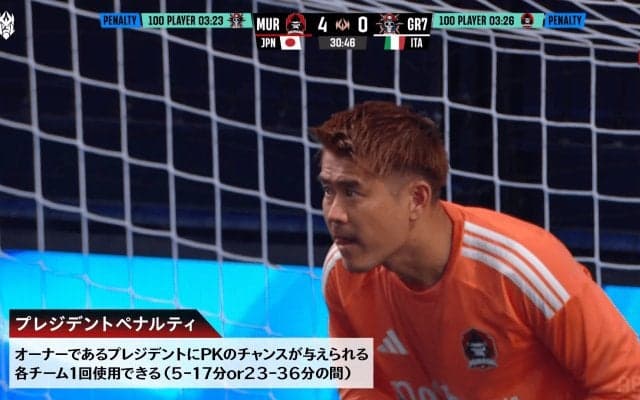 「格好が」人気解説者・林陵平も思わずツッコミ…登場した“まさかのPKキッカー”に爆笑「どんだけ真ん中に…」【キングスクラブW杯】