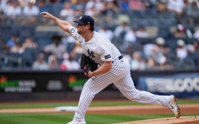 ヤンキースのエース右腕コール、球団最速で1000三振に到達「完璧な締めくくりになった」