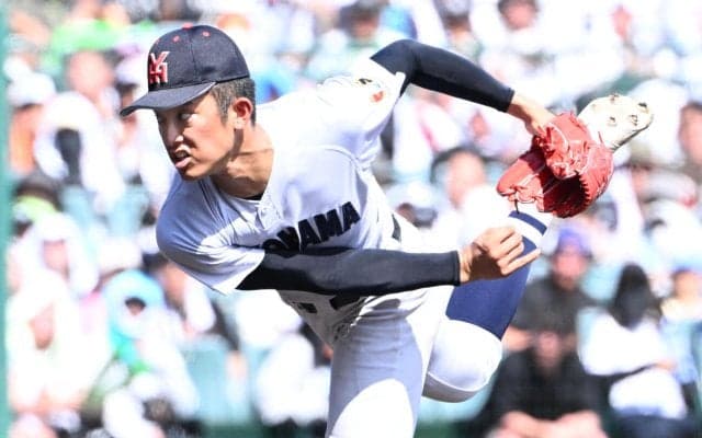 【甲子園】横浜・織田翔希　ネット裏のスカウト評は…巨人スカウト「リズム感出して投げていた」
