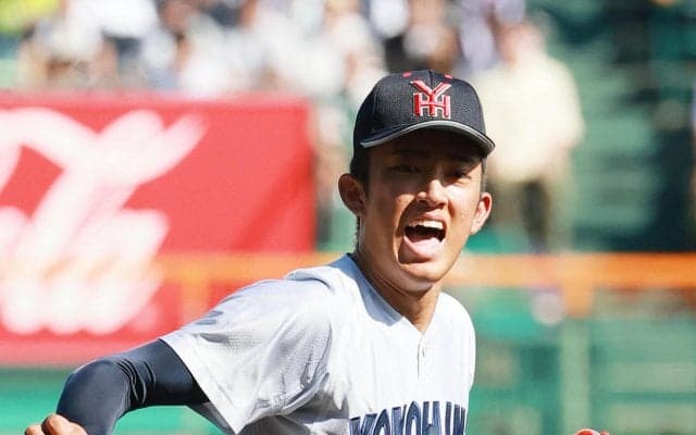 【甲子園】横浜・織田翔希に日米スカウト陣が集結「高校生の打者はきつい」「年代のトップ」