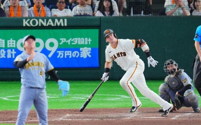 【巨人】“虎キラー”ダルベックが阪神戦今季８発目、球団助っ人史上最多タイ　村上からは３本目