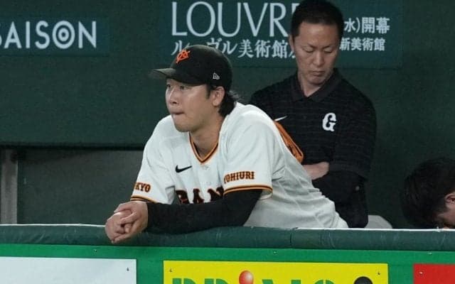 巨人が9失点大敗で首位陥落、山崎は6失点KO　阪神・村上に8回で1得点のみ…森下に2被弾献上