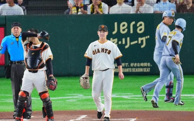 【巨人】井上温大が阪神森下に内角攻めも死球　左翼席の阪神ファンからは大ブーイング