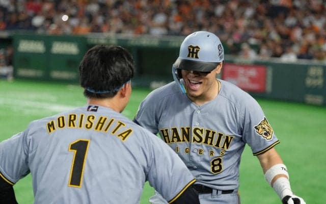 【データ】６年目の佐藤輝明　74年田淵に並び球団最速の通算150本塁打　
