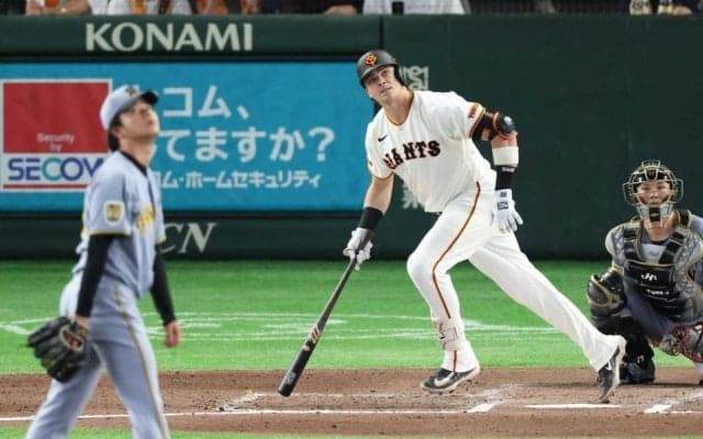 巨人・ダルベック　助っ人史上初の阪神戦９発「もっと得点しないと勝てない」敗戦も前向く