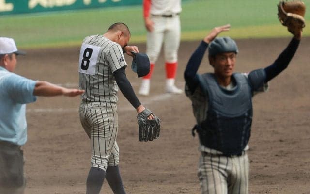 【甲子園】敦賀気比の二刀流・辻琉成、140球超えた11回に力つく「次につなげられるように」
