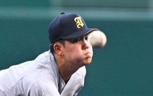 仙台育英・福井“先輩”に投げ勝ち８強　３７分間雨中断にも動じず六回途中３失点「まだまだ５０点くらい」