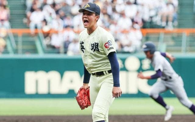 選抜で大阪桐蔭を追い詰めた左腕、夏8強逃す　英明・冨岡琥希投手