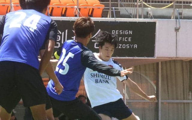 【Ｊ１清水】特別指定・国学院大３年ＭＦ辻友翔がＪ２湘南との練習試合で存在アピール「夏休み期間中にＪリーグの試合に絡みたい」