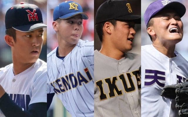 【一覧】8強の個人投手ランキング！健大高崎2年生右腕に、甲子園最速右腕と全試合完投の天理右腕、仙台育英の投手陣が上位に【26年夏甲子園】