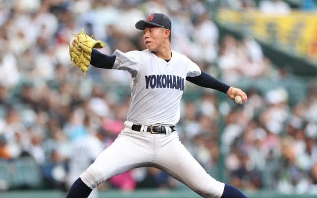 【甲子園】横浜・2年生左腕小林鉄三郎　準々決勝へ入念調整「集中して投げました」