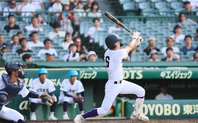 【甲子園】天理・主将金本相有、今大会６号自身２本目の本塁打で先制