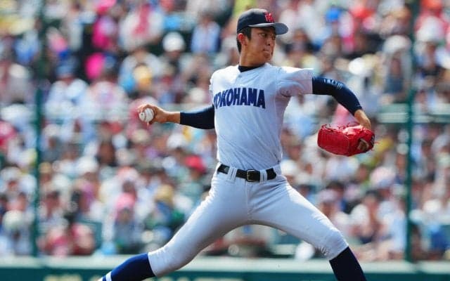 【甲子園】横浜の織田翔希、２回に甲子園最速の自己記録並ぶ156キロ