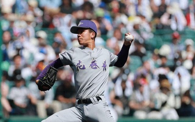 【甲子園】花巻東が８強敗退　プロ注目の横浜先発・織田翔希の前に打線沈黙
