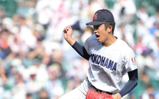 横浜・織田翔希が驚異的１２３球完封劇「チームを勝たせることができてうれしい」自身の甲子園史上最速１５６キロを計７度マーク、そのうち６度は六回以降、九回にも２度計測　スプリットも１４５キロ計測