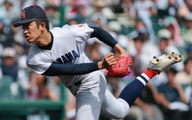 【甲子園】横浜・織田翔希156キロ連発も「変化球が良かった」完封勝利で4強へ導く