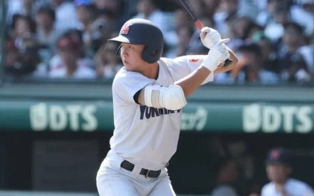 横浜 池田聖摩 高卒プロ志望を明言｢しっかりと準備したい｣、集大成の夏は準決勝敗退｢相手が上だった｣【26年夏甲子園】