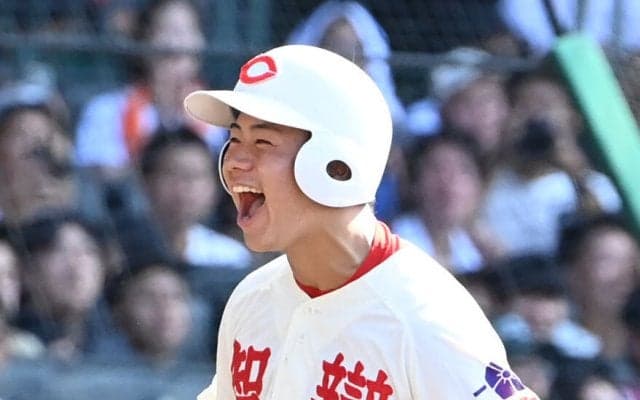 【甲子園】智弁和歌山・楠本龍生、横浜・織田から確信弾「完璧」寮では卵焼き職人としての顔も