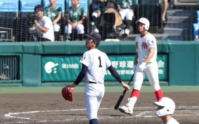 「メジャーみたい」織田翔希の１５３キロを楠本龍生がフルスイングで打ち抜く→甲子園で確信歩きの決勝３ラン「マジでかっこええ」なワンシーン