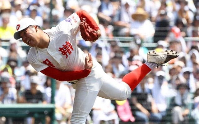 【甲子園】智弁和歌山のエース和気匠太がうれし涙「助けられてばかり」失点直後に逆転「やば～」