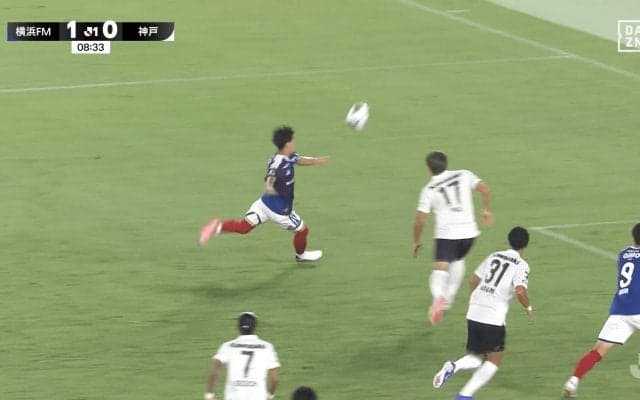 「本物すぎる」「えぐいって」16歳・三井寺眞が衝撃ゴラッソ！高難易度のダイレクトボレーに「どういう運動神経なの」