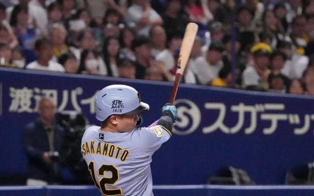 【阪神】坂本誠志郎「月間7本目」に名古屋の虎党沸く「僕より打ってるヤツが３番４番に…」