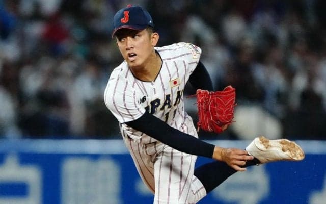 侍U18・織田翔希、衝撃の156キロ　神宮騒然…大学代表にエンジン全開、自己最速は157キロ