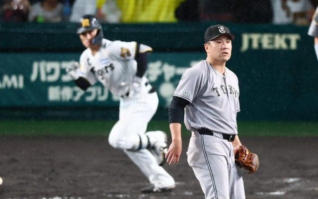 【阪神】目の前で申告敬遠　坂本誠志郎がマー君から先制タイムリー　打線を勢いづける