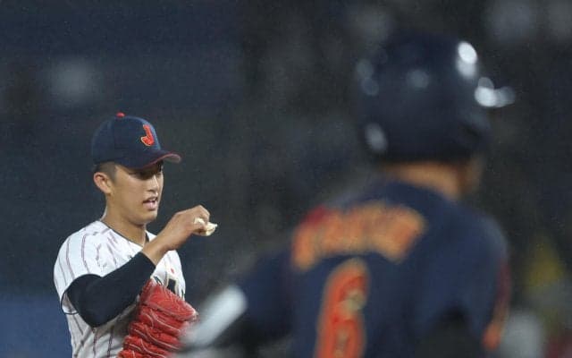 【U18】先輩侍の洗礼浴びた…横浜・織田翔希　150キロ超え連発も２回９安打６失点