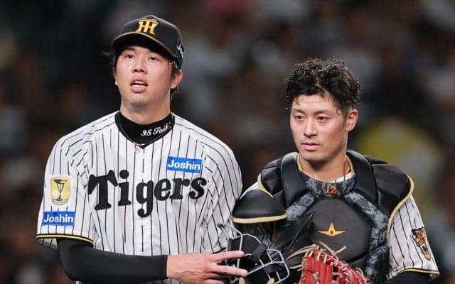 【阪神】坂本誠志郎２カ月半ぶり才木浩人とコンビ　巨人戦３戦出場で全勝「まだ何もなし得てない」