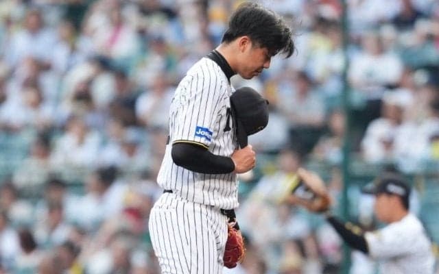 阪神-巨人戦で「すごく良いシーン」　虎エースの粋な行動、野球ファン感涙「本当に人格者」