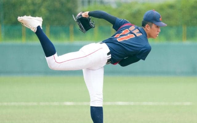 【U18】織田翔希〝大人の間合い〟日米スカウト10球団に披露　好打者揃う明大を２回無失点