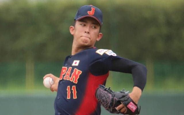U-18日本代表・織田翔希がまたも進化 「"間"を作るように」明治大に2回無失点好投見せる【侍ジャパン】