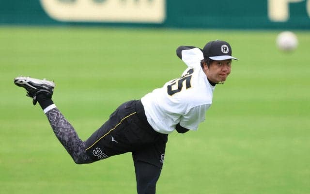 【阪神】才木浩人、高橋遥人らが投手指名練習　連覇へM18　巨人と2・5差で残り21試合