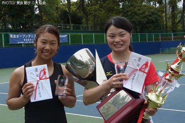 シングルスは押野紗穂、ダブルスは古川鈴夏／田中文彩が優勝 [第52回東京オープン／女子]