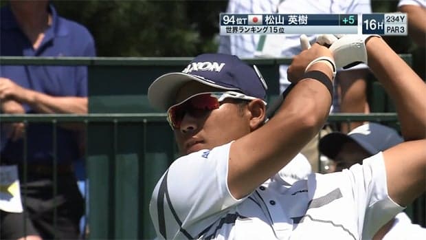 松山英樹、難コースに苦戦も粘りのプレーを見せる！（15H,16H）