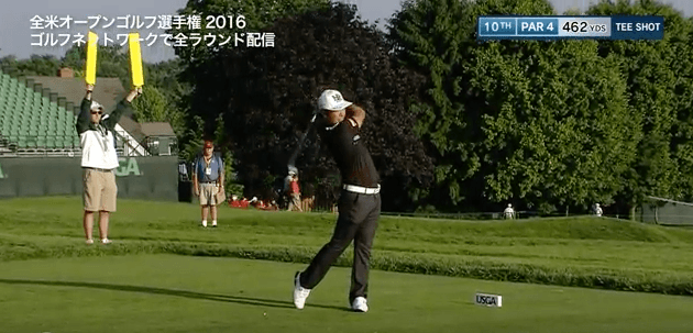 【2016全米OP】谷原秀人１日目前半ハイライト 粘りのショートゲームでイーブンパーで後半へ