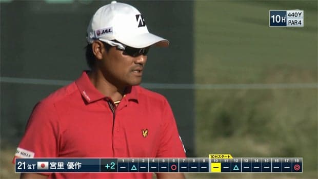 全米オープンゴルフ　宮里優作 初出場で決勝ラウンド進出！