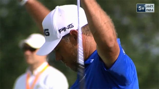 全米オープンゴルフ　３日目　世界のスーパープレー